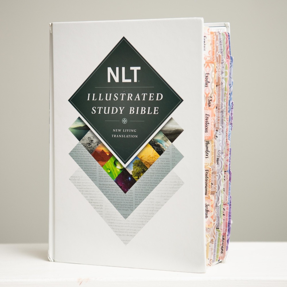 NLT Illustrated Study Bible New Living Translation Hardcover Gospel Chapter Tabs